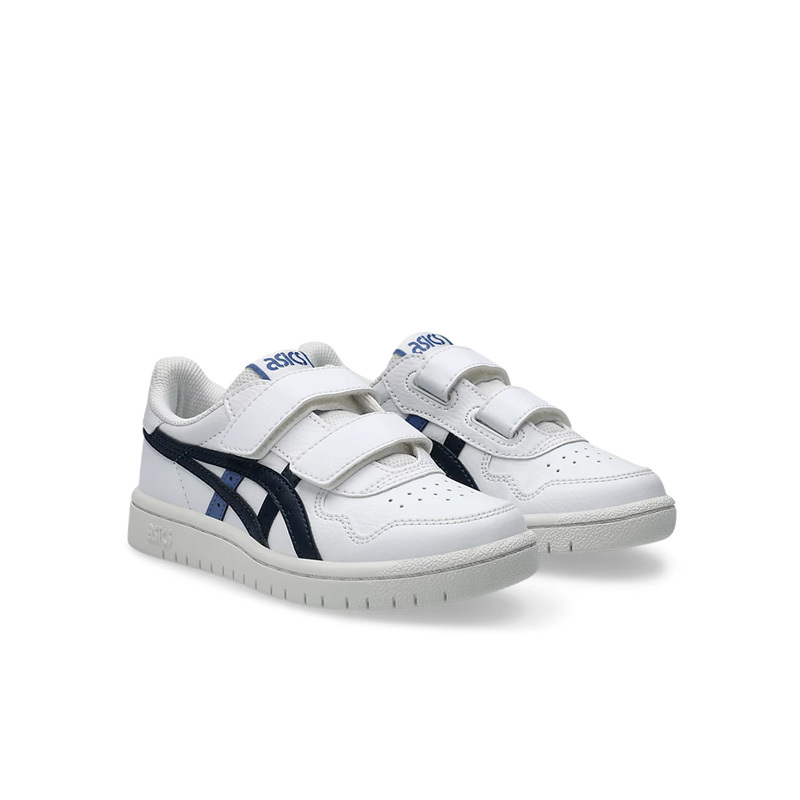 ASICS Japan S White 休閒運動鞋 中童 亞瑟士 復古 童鞋 白藍 1204A008-133 [台灣現貨]