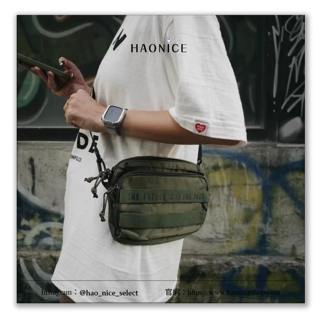 【HAO NICE】HUMANMADE 日本潮流 HM Military Pouch 魔鬼氈 街頭潮流相機單肩斜挎包