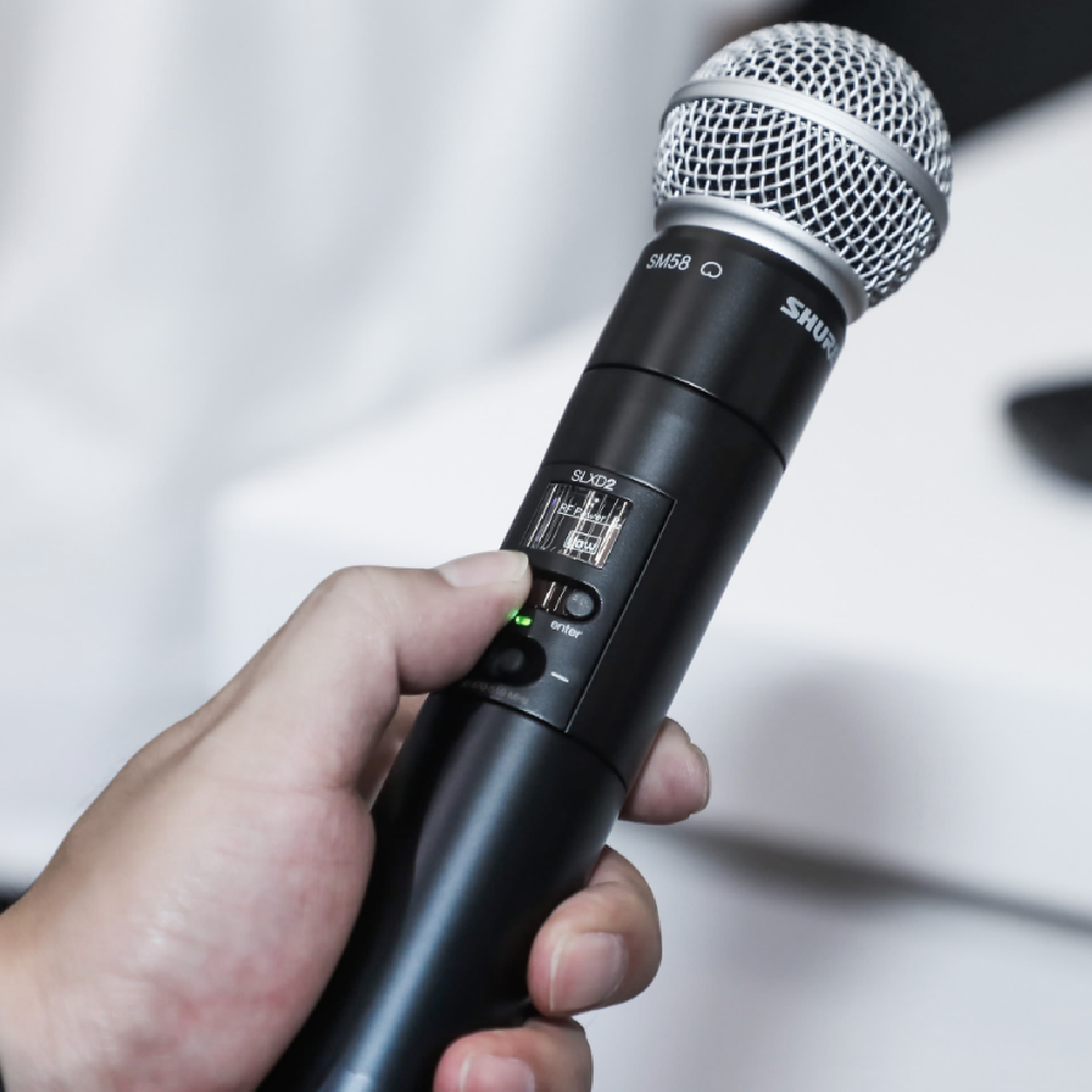 Shure Shure / QLXD 系列 無線手握傳輸系統 (QLXD24)(SM58/BETA58/KSM9等多種音頭可選配) 第 5 張圖片｜三峽麥克風