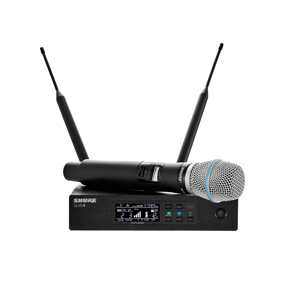 Shure Shure / QLXD 系列 無線手握傳輸系統 (QLXD24)(SM58/BETA58/KSM9等多種音頭可選配) — 三峽麥克風｜YA! 玩音樂