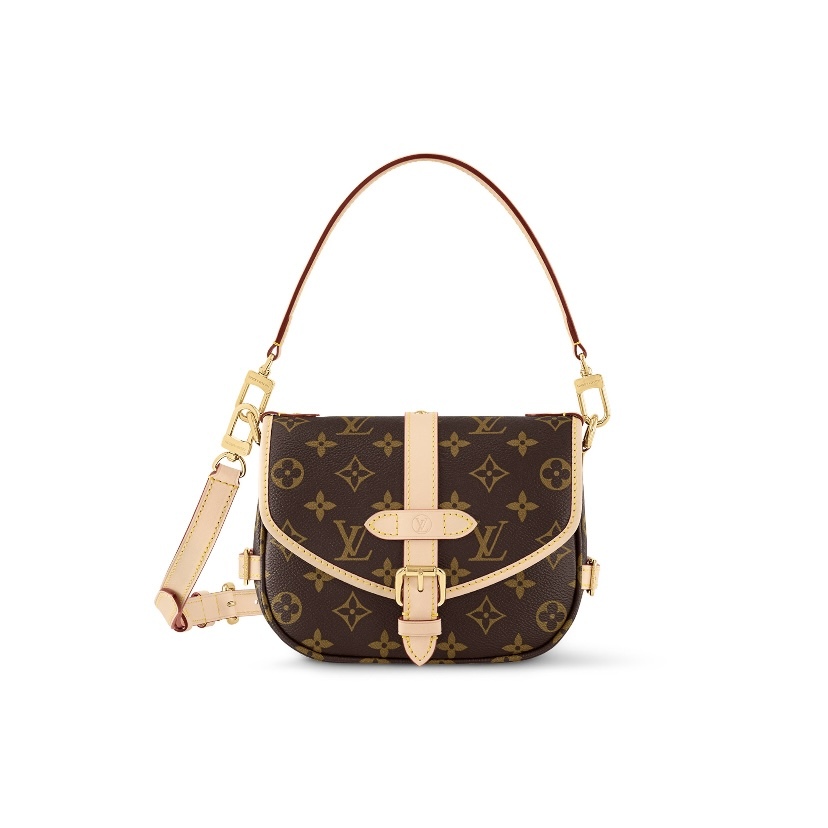 LOUIS VUITTON LV Saumur BB Monogram 帆布手袋