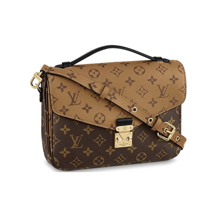 LOUIS VUITTON LV Pochette Métis Monogram Reverse 帆布手袋
