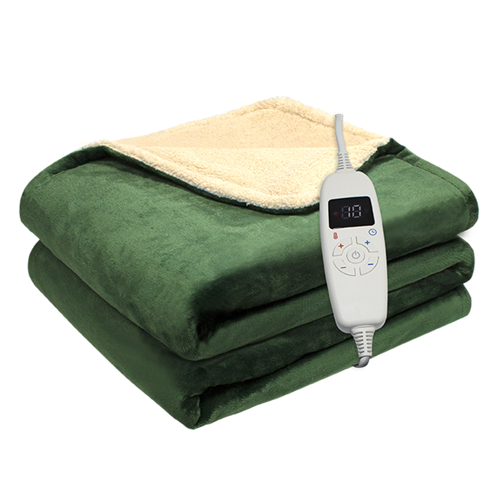 NR-700T披蓋兩用電熱毯(孔雀綠)｜雙人加大尺寸