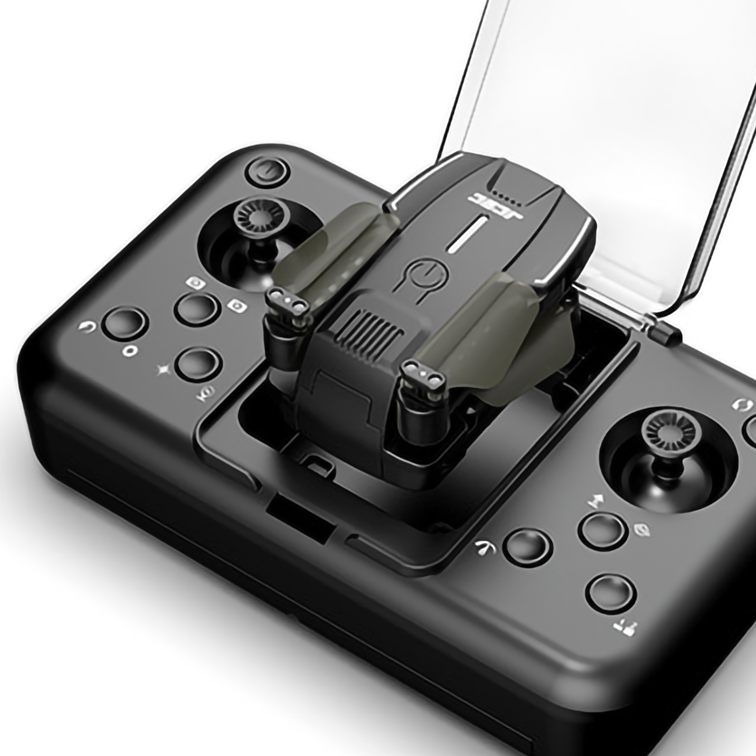 韓國JK 4K高畫質航拍迷你版無人機 航拍遙控飛機折疊便攜飛行器(雙電版) J0985