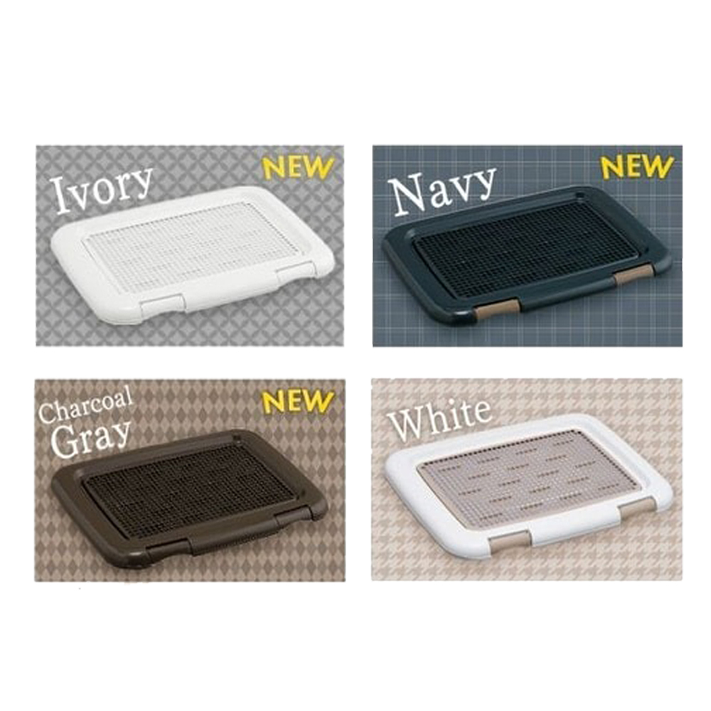 日本IRIS-防抓平面狗便盆(FTT-635)青/桃/茶/象牙白/咖啡/海軍藍