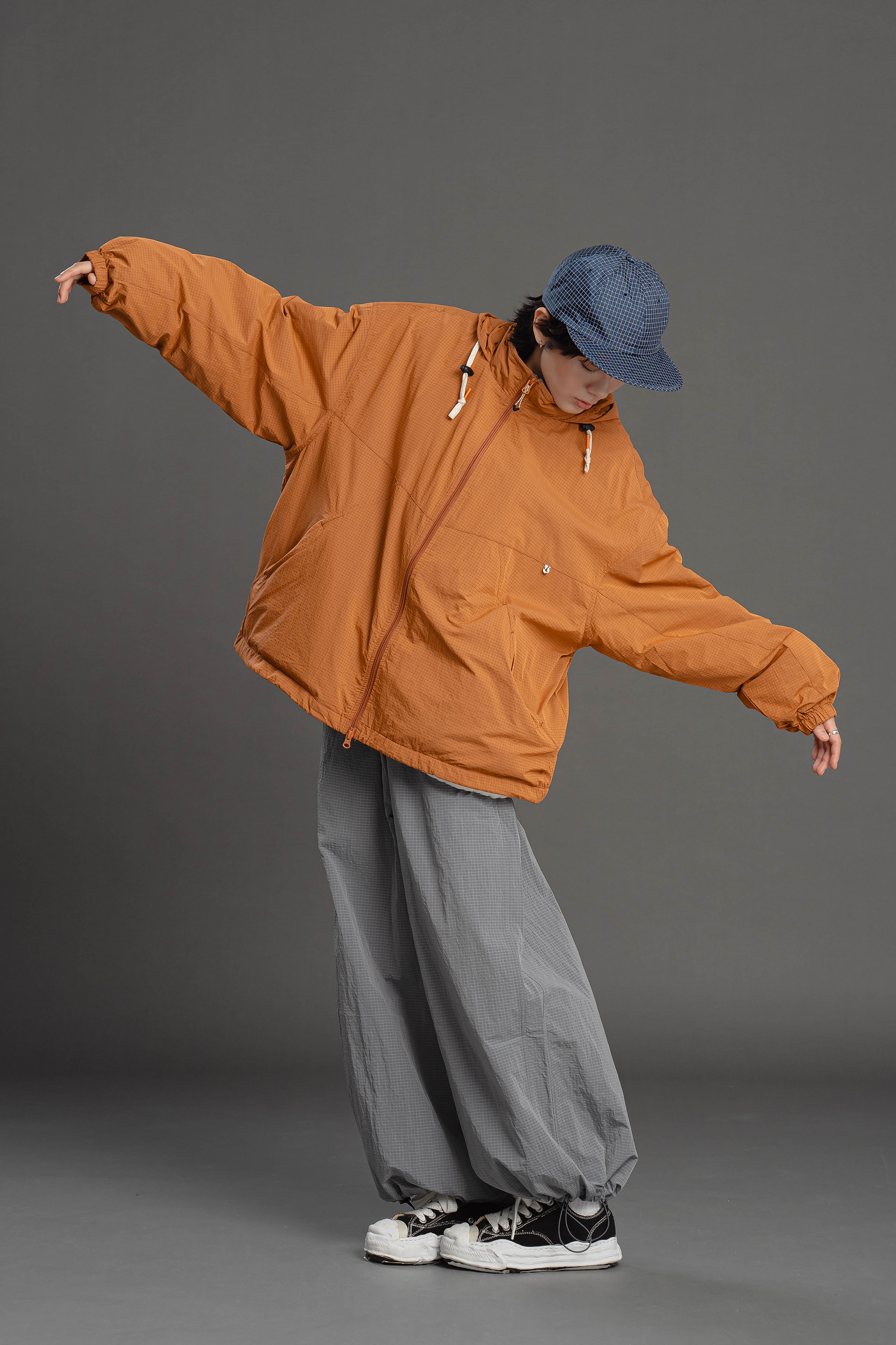 戶外速乾小格子唰唰長褲 3色