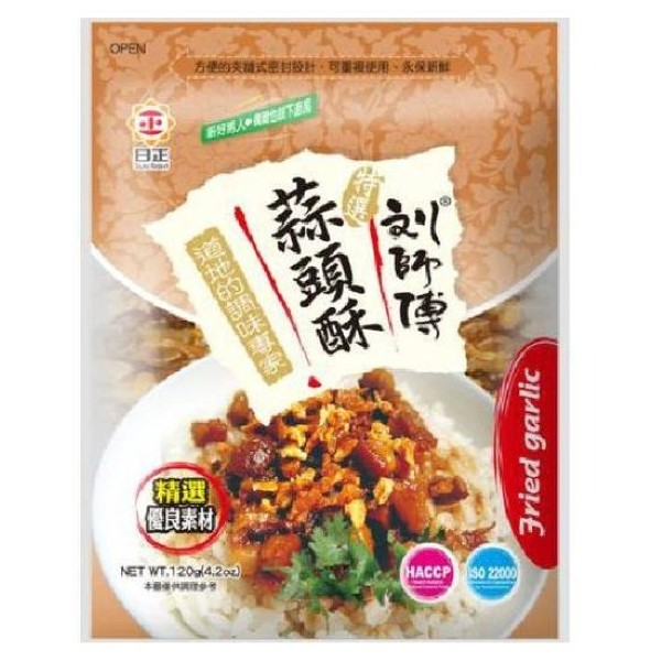 【日正】劉師傅蒜頭酥120g