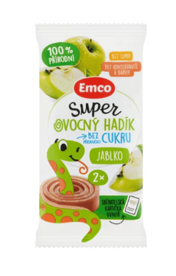 Emco - 無添加糖蘋果味水果條 (20g) (57527)
