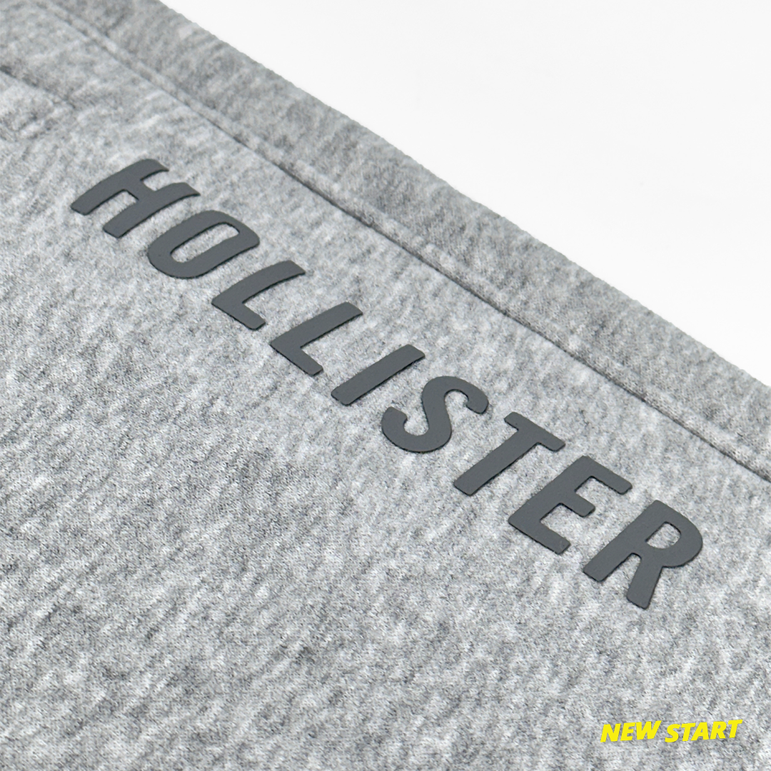 Hollister 海鷗 側邊直排小字母 長褲 棉褲 縮口褲
