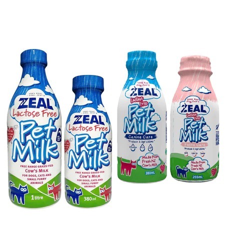 【ZEAL真致】紐西蘭犬貓專用鮮乳 255ML/380ml/1000ml 不含乳糖