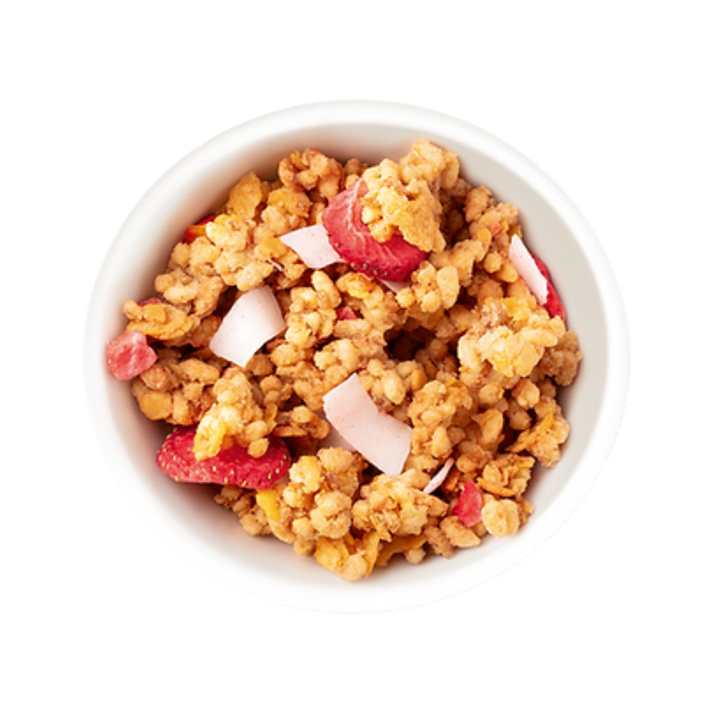 Emco 純素高纖無麩質穀物脆片 (士多啤梨椰子)(340g) (57530)