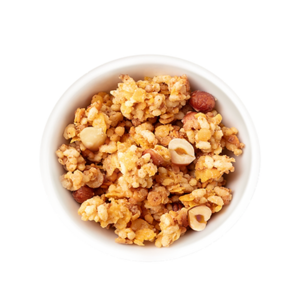 Emco 純素高纖無麩質穀物脆片 (蜂蜜榛果) (340g) (57531)