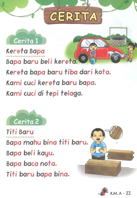 KUNCI MEMBACA 2 BUKU TEKS +2 BUKU AKTIVITI
