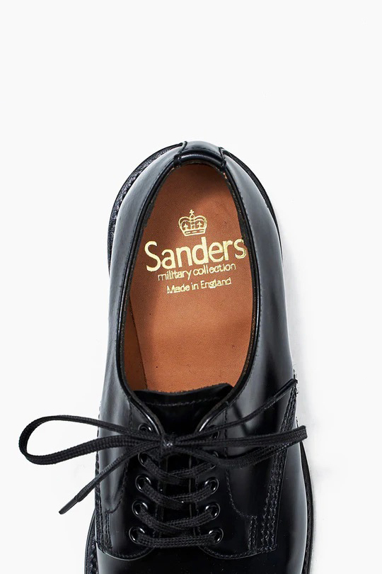 靴 SANDERS Military Female Service Shoe 3H SANDERS FEMALE MILITARY DERBY SHOE 1830B