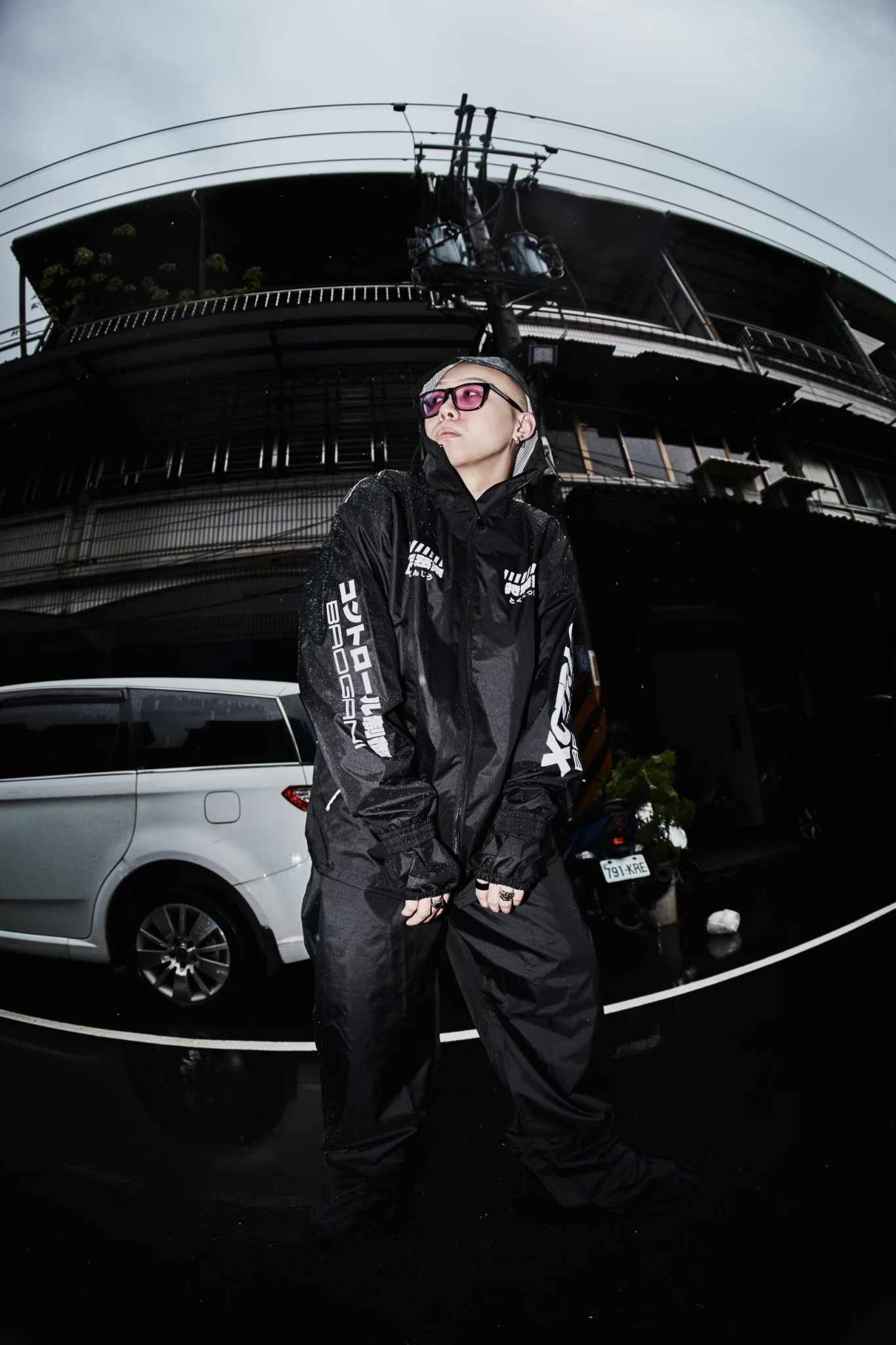 XCTRL X BAOGANI 聯名兩件式多功能雨衣