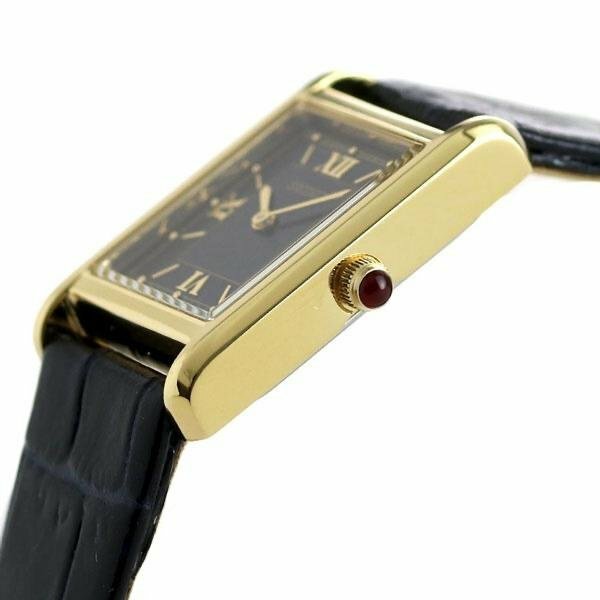 SEIKO 精工 STPR070 Tank 黑金 女裝 方形 復古 太陽能石英 皮帶錶