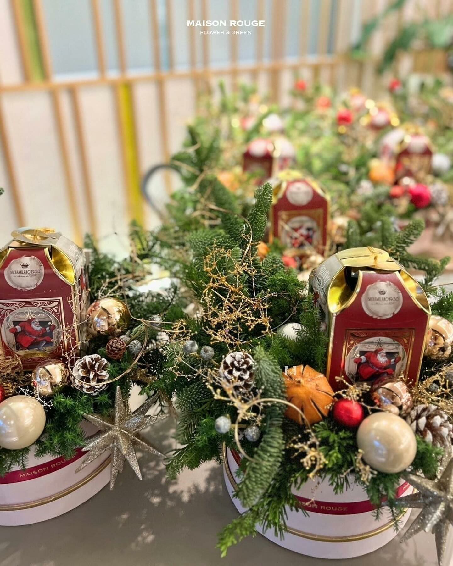 聖誕限定禮盒・Panettone聖誕桌花組