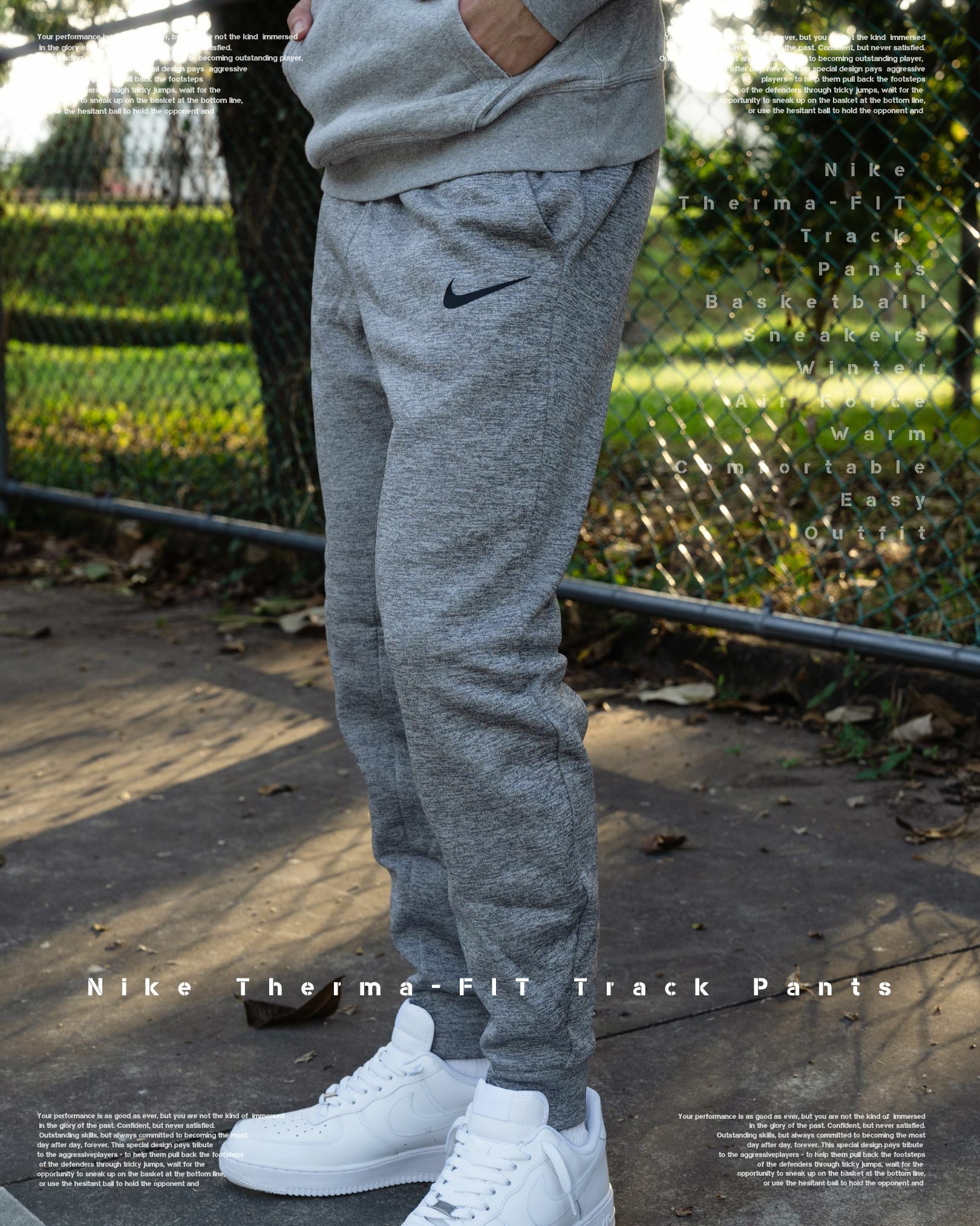 『兄弟們 秋冬運動誰還沒穿這件❓』Nike Therma-FIT Track Pants 運動長褲