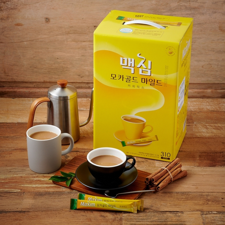 韓國 MAXIM 麥心 三合一 摩卡 咖啡 100入 (大黃）