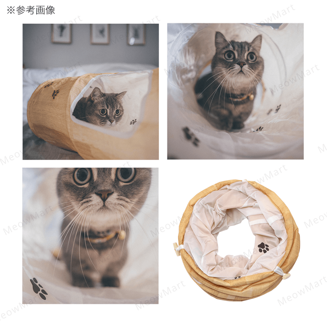 日本貓壹Necoichi 奇幻貓隧道 (木紋)