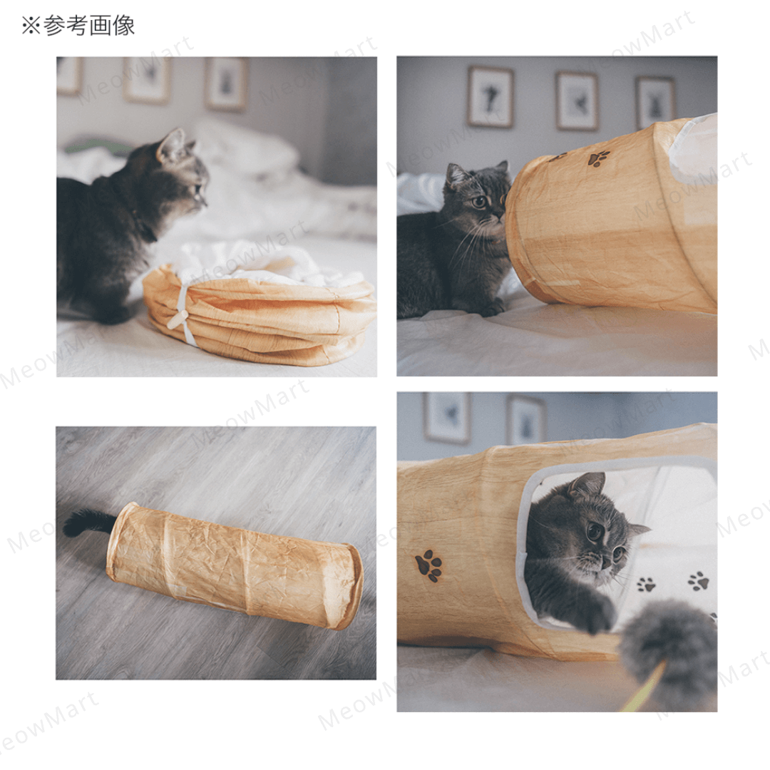 日本貓壹Necoichi 奇幻貓隧道 (木紋)