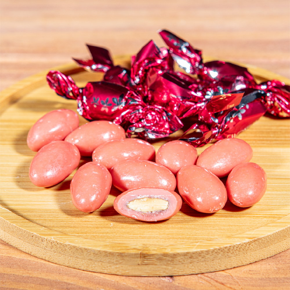 【含餡】草莓巧克力杏仁豆 180g