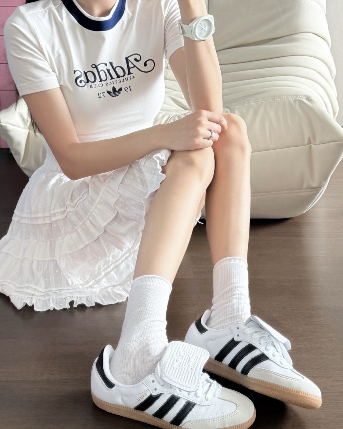 【預購】ADIDAS SAMBA LT W 翻蓋白 IG4279