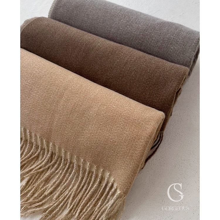 F35 現貨「11雙色保暖大圍巾」