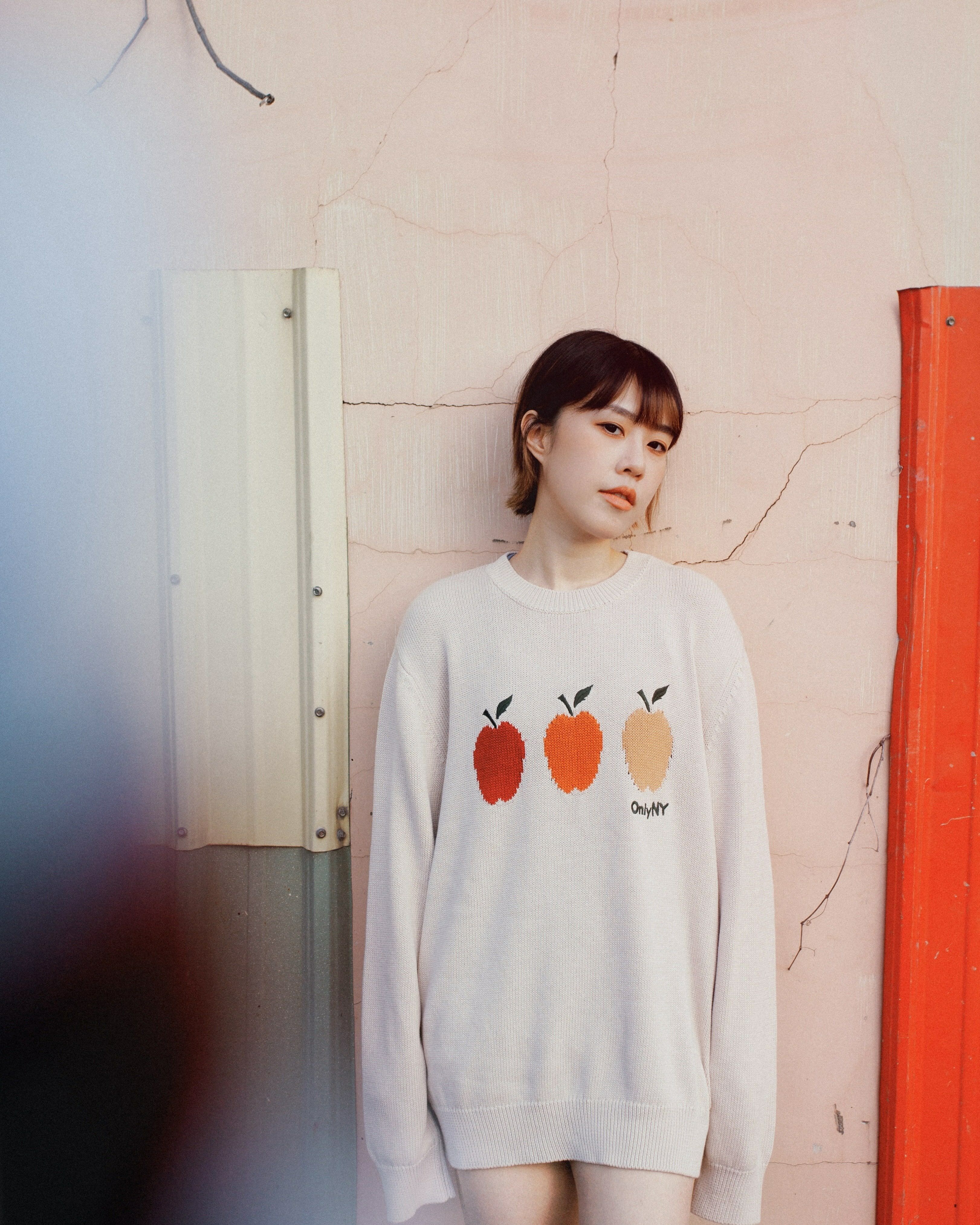 【車庫服飾】Only NY Apple Crewneck Cotton Sweater