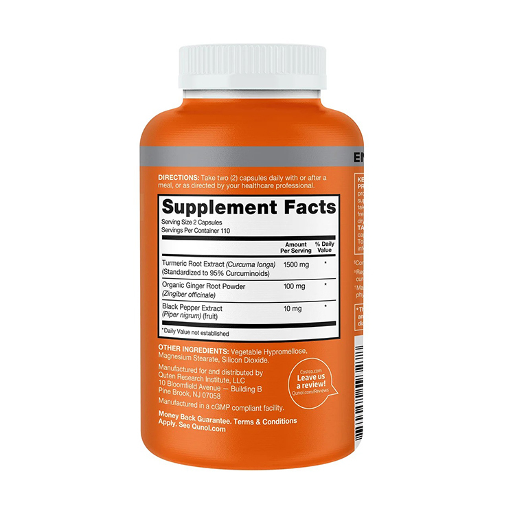 Qunol Turmeric 1,500 mg., 220 Capsules