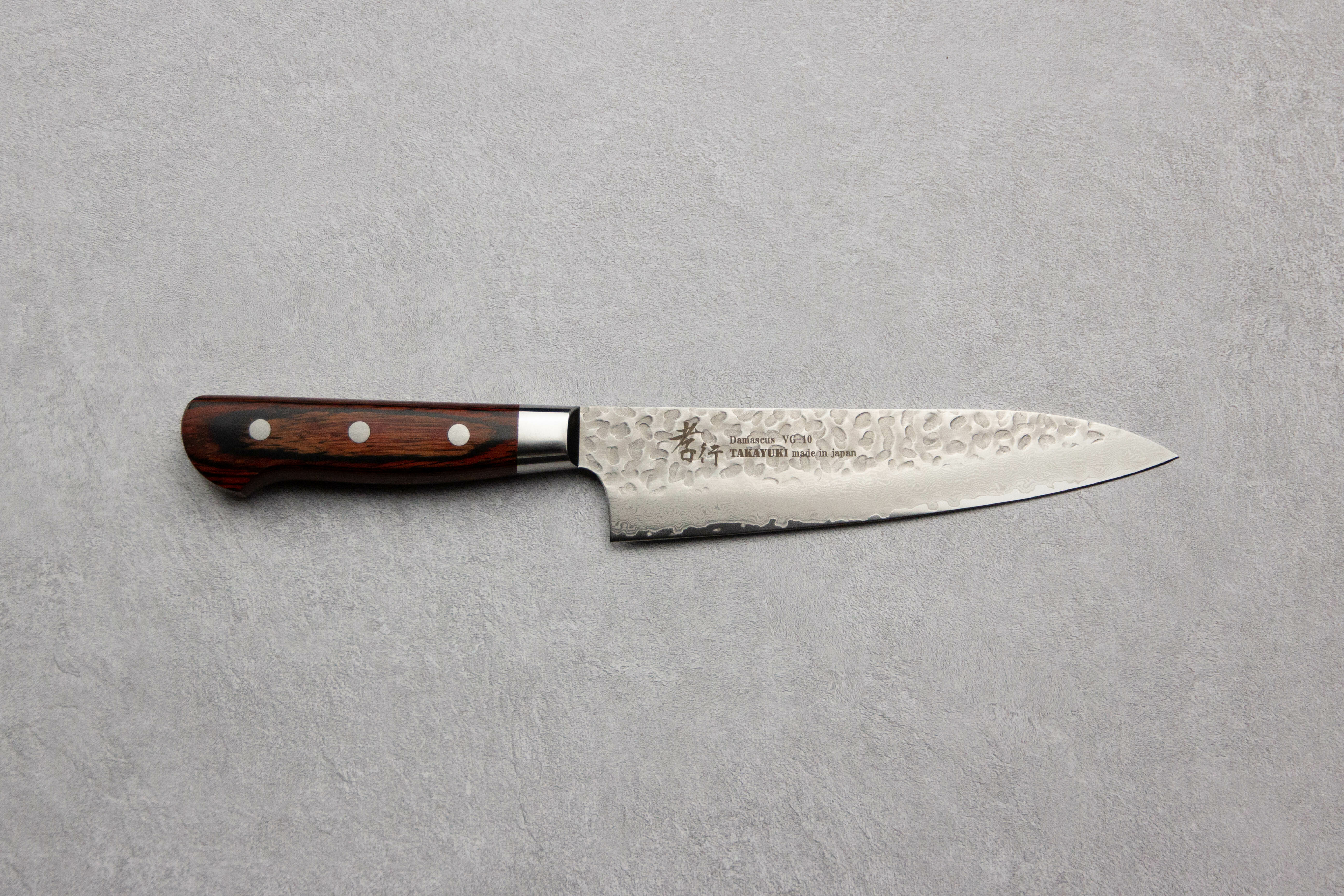 堺孝行33層大馬士革紋槌目VG10 牛刀180 mm