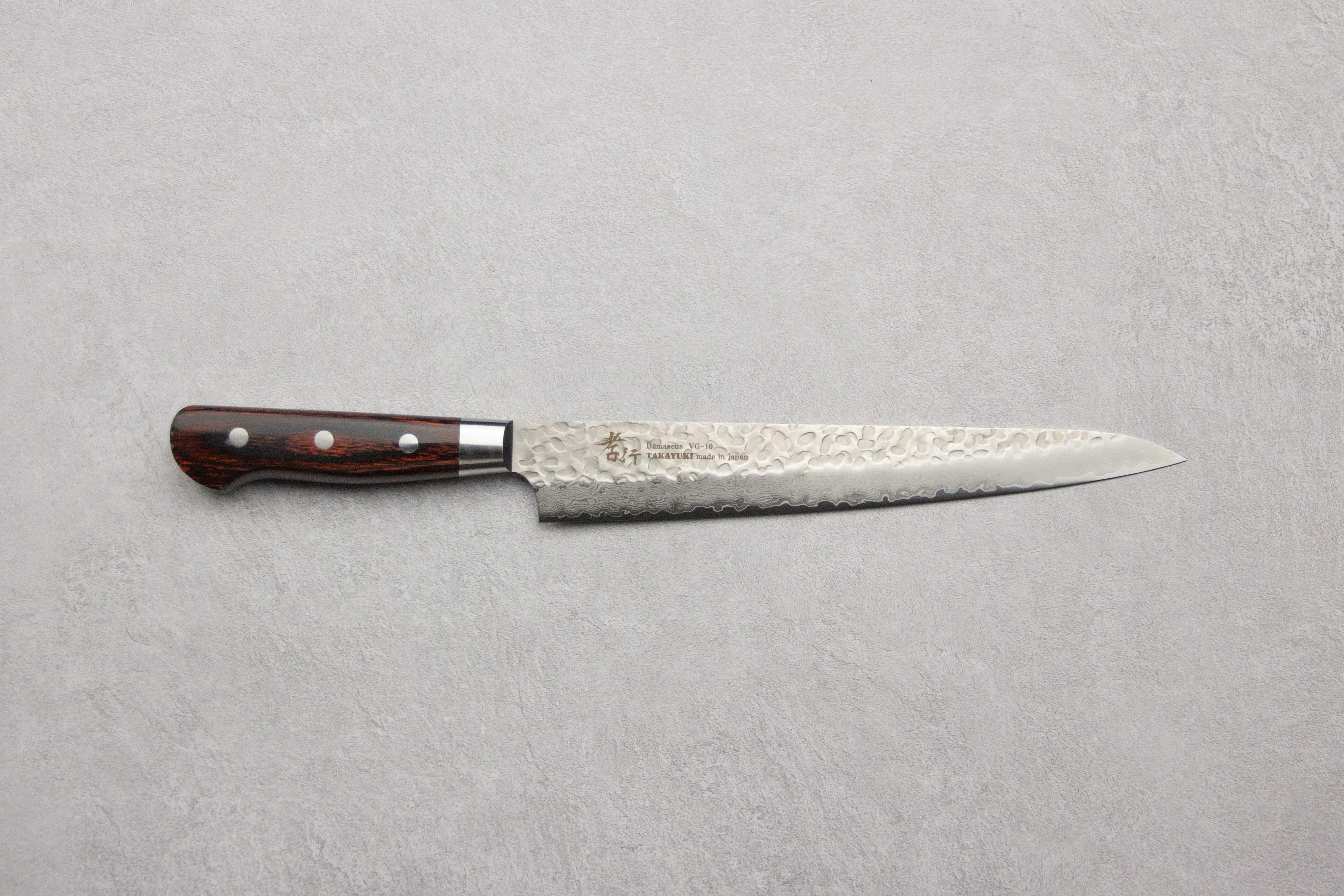 堺孝行33層大馬士革紋槌目VG10 筋引240mm