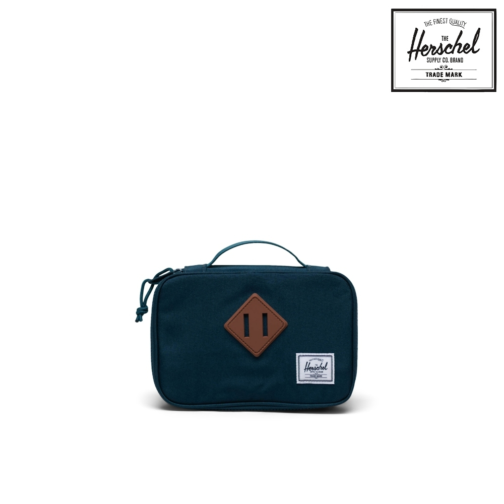 【Herschel】Heritage Pencil Case 收納包 手拿包 化妝包 小包-深藍