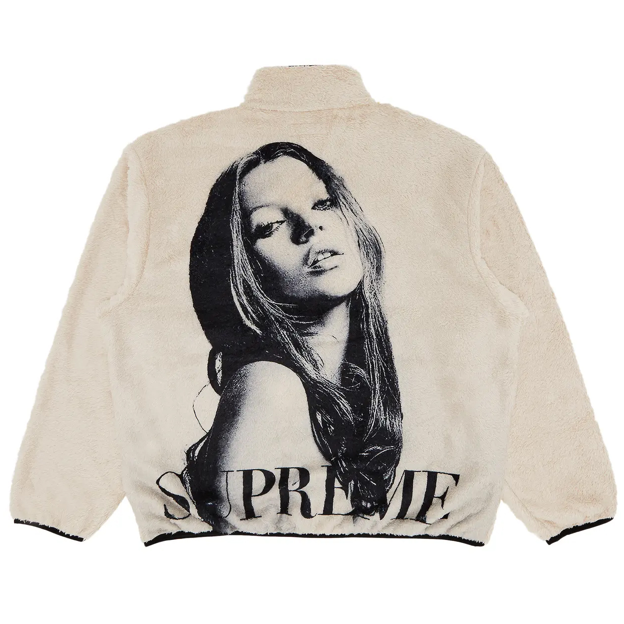 -(B6c)-SUPREME KATE MOSS FLEECE JACKET 'NATURAL' 凱特摩絲 刷毛外套 米色-FW24J91