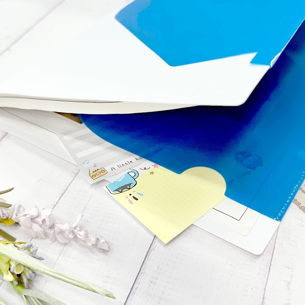 四季紙品 對折雙層L型夾A3  【RW1003】