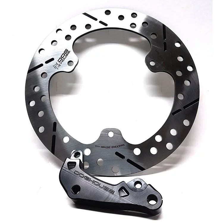 DOGHOUSE 惡搞手工廠 XMAX300 後267mm碟盤+84mm螃蟹卡座組