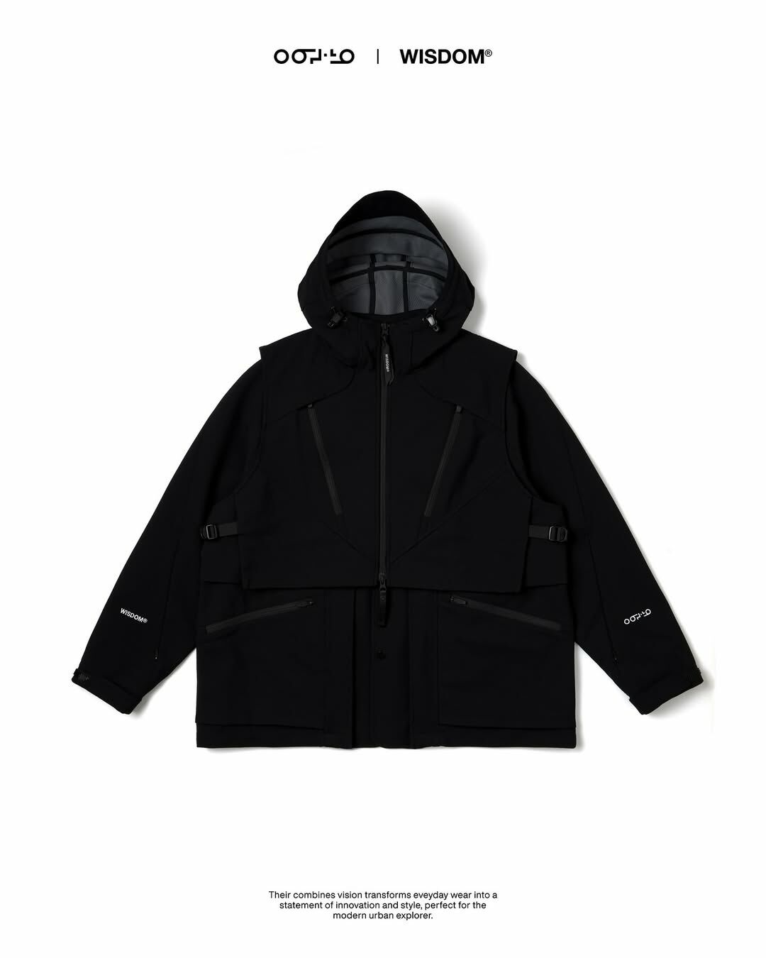 oqLiq x Wisdom CONVERTIBELE OUTER