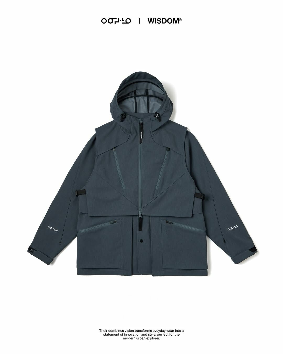 oqLiq x Wisdom CONVERTIBELE OUTER