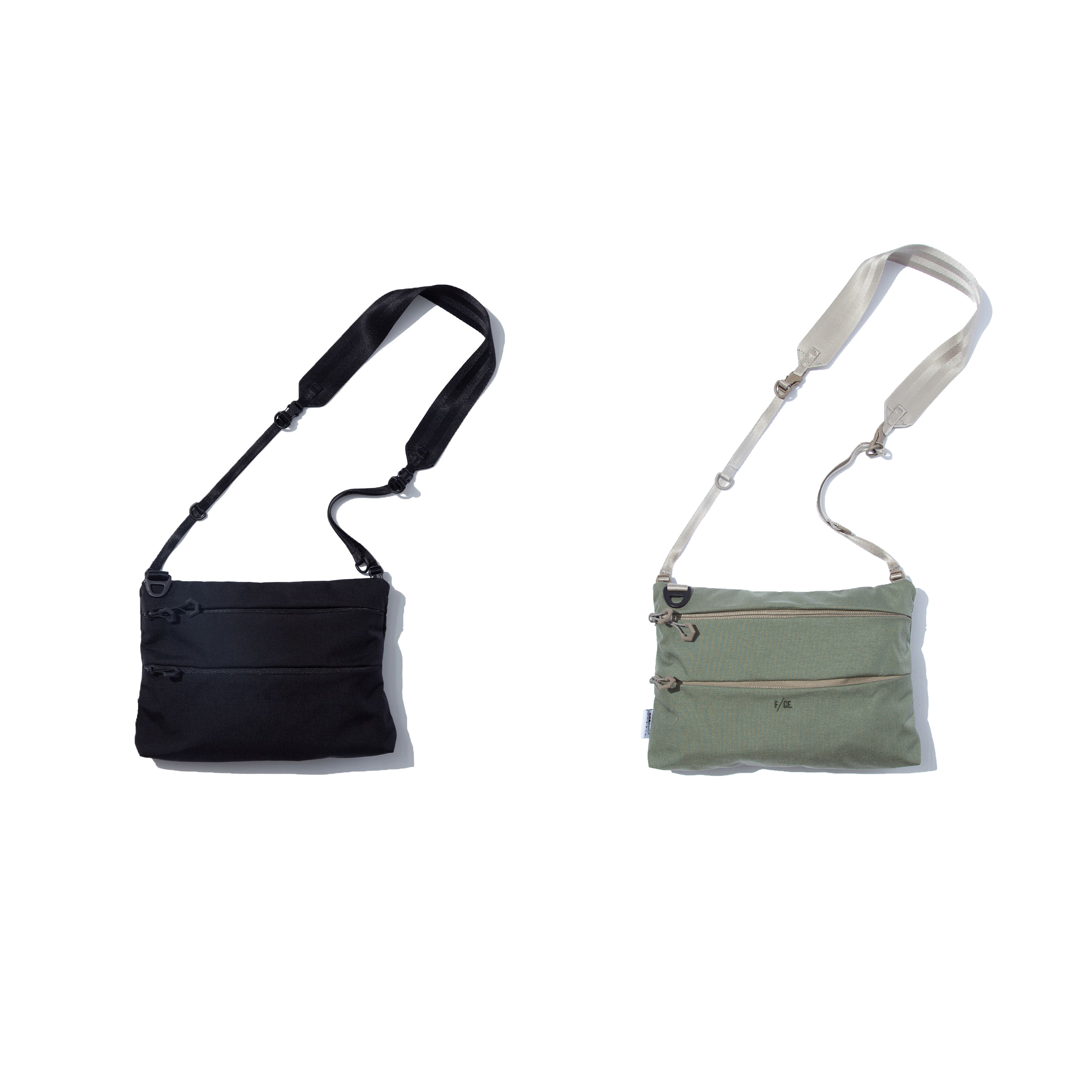 F/CE. CORDURA FIRE RESISTANT SACOCHE - SAGE GREEN, BLACK