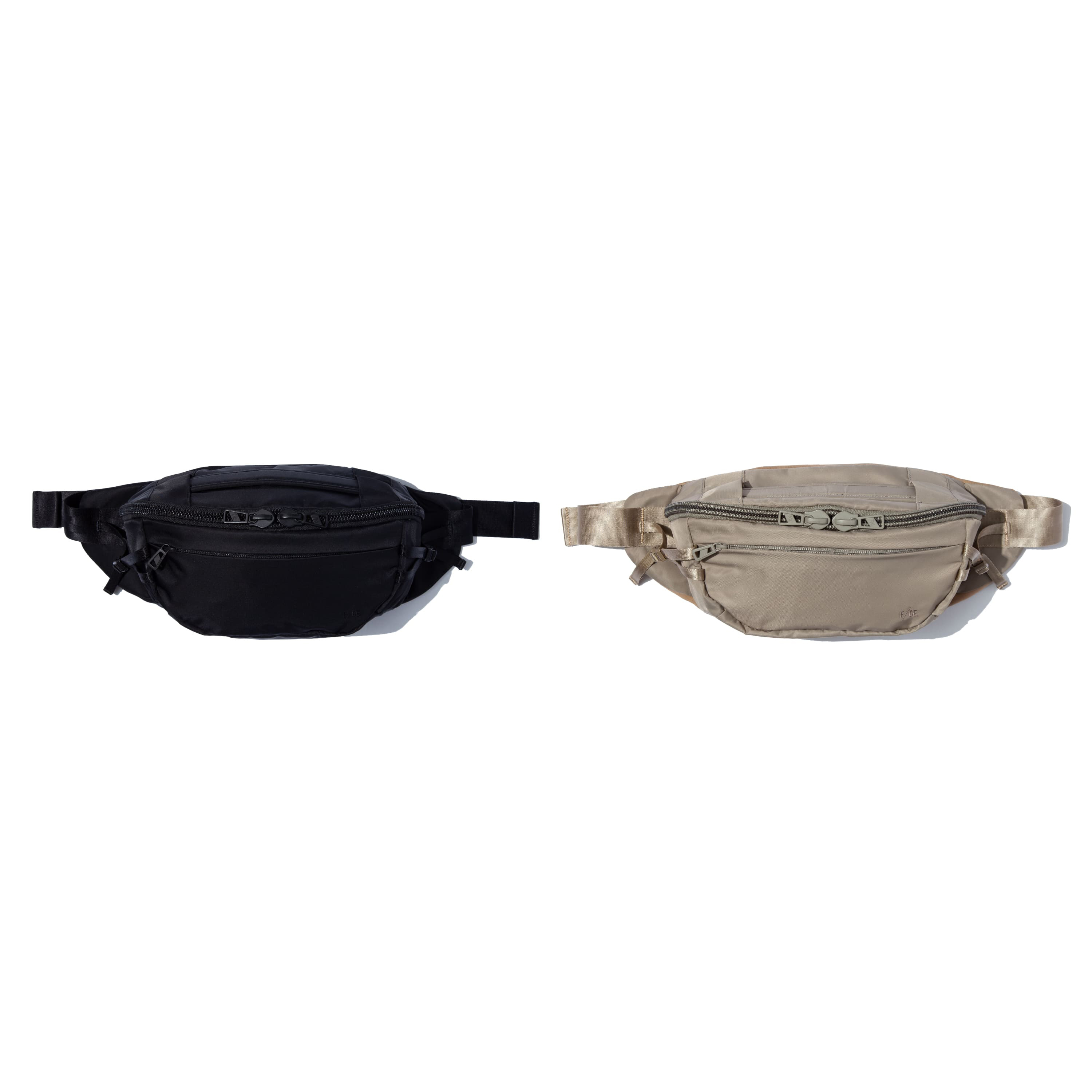 F/CE. RECYCLE TWILL TACTICAL WAIST BAG - BLACK, SAGE GREEN