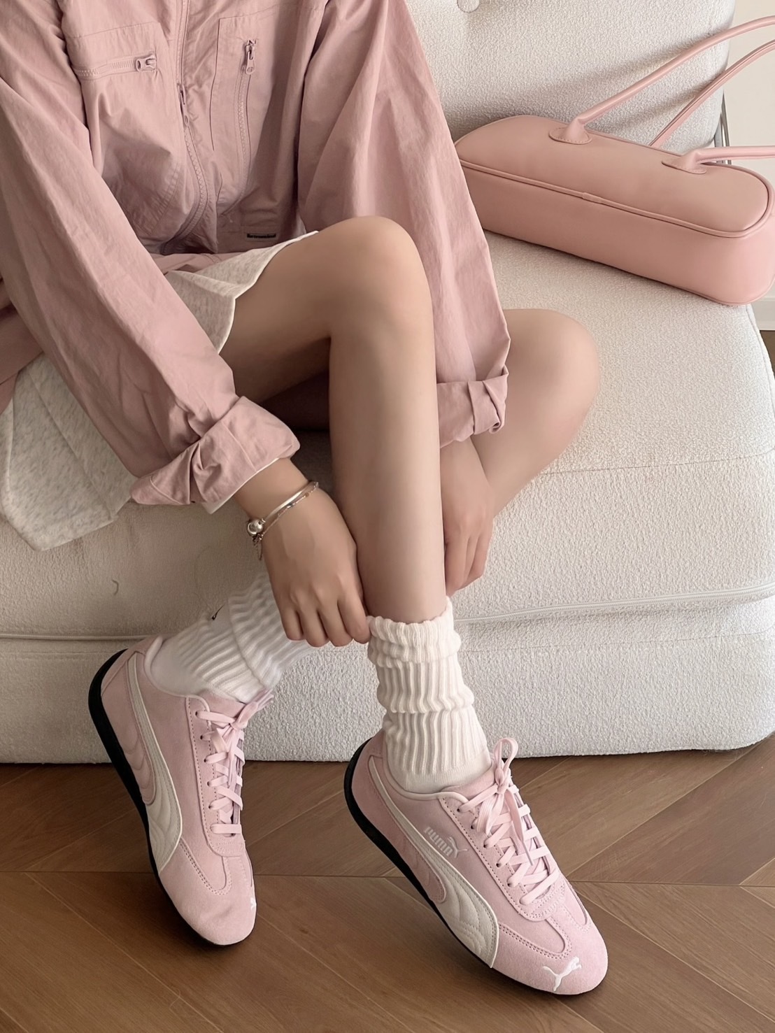 <這個價格要跳起來🦁>PUMA SPEEDCAT OG 粉白