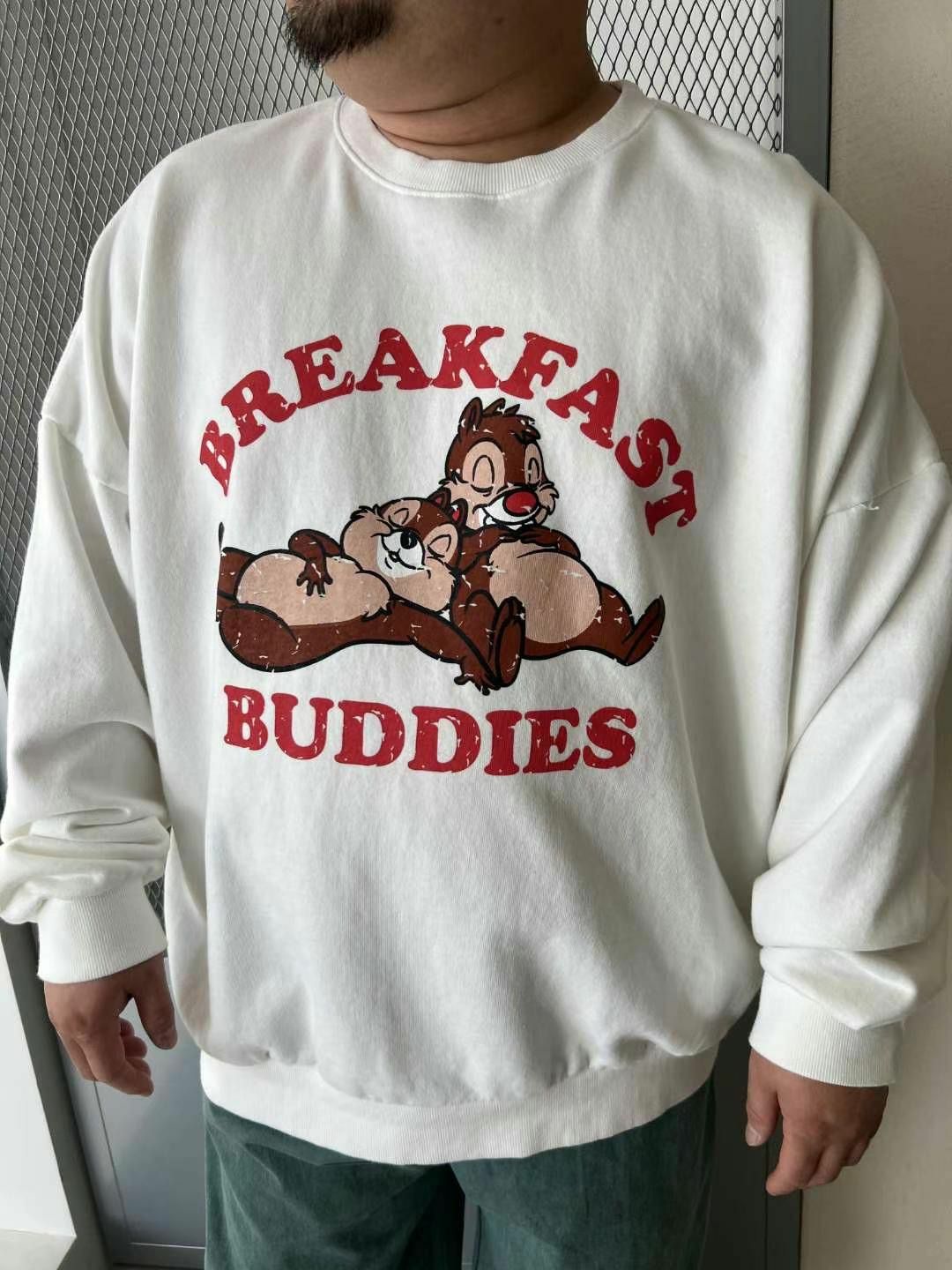 卡通圖案英文字衛衣 KKUKKU-027T