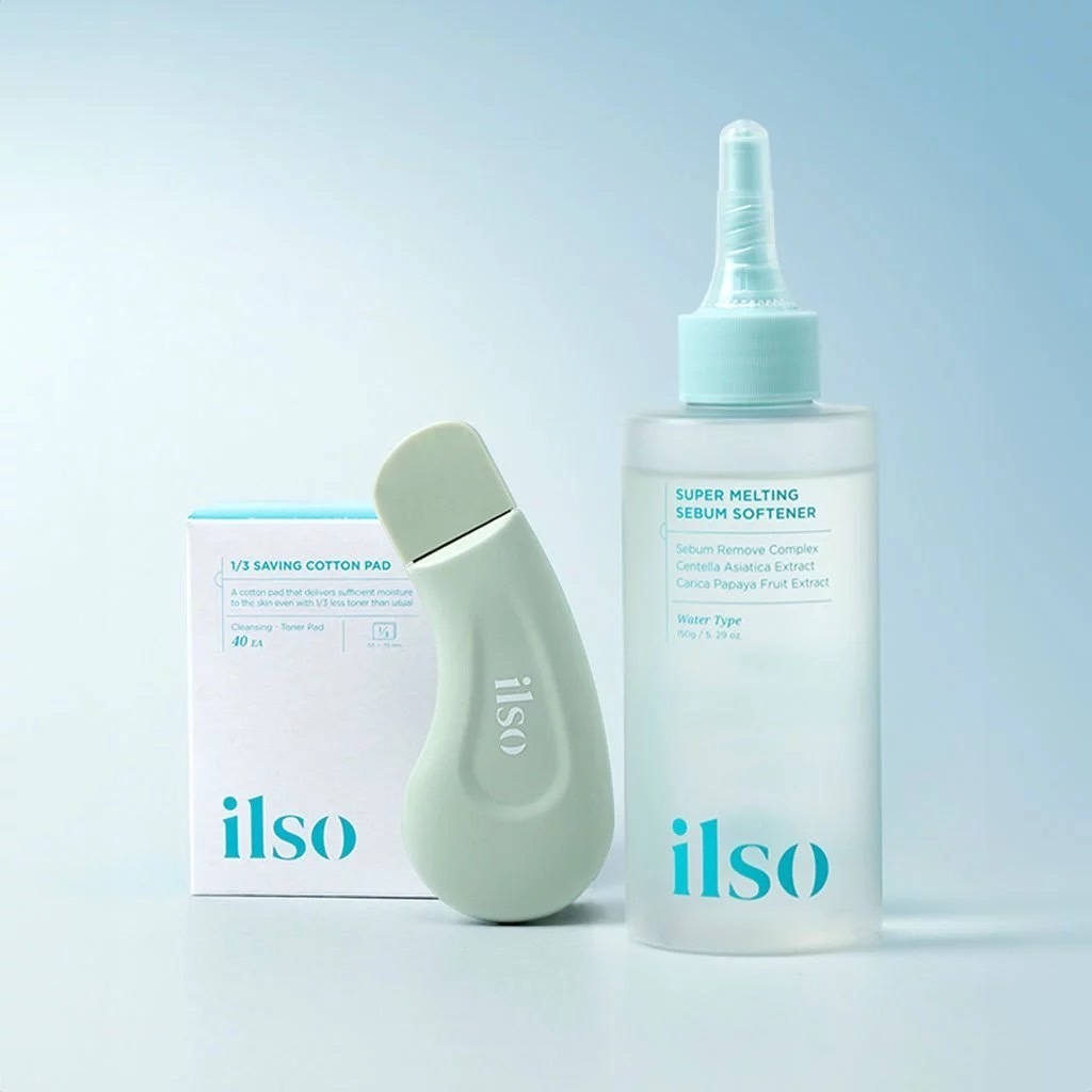 （現貨）韓國熱銷三件組 ilsO 黑頭粉刺導出液✨ 附棉片 刮棒 粉刺清潔棒 黑頭鏟