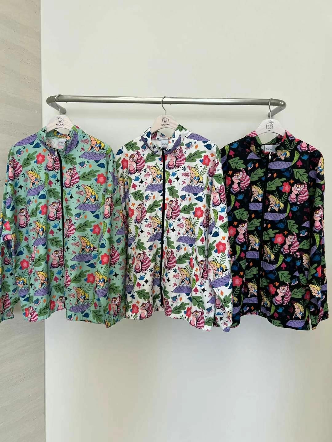 卡通圖案企領拉鍊外套 KKUKKU-031JK