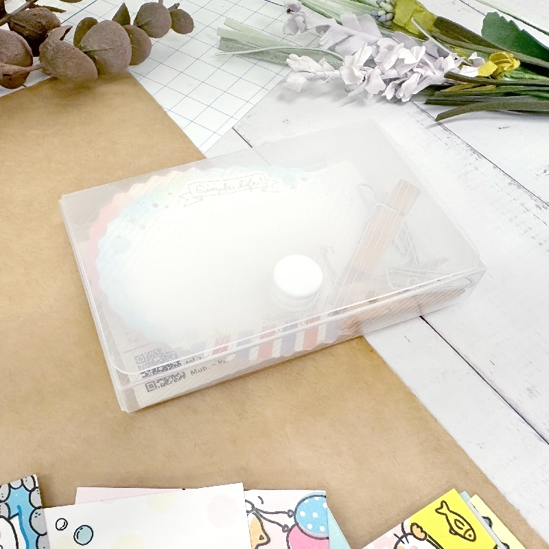 四季紙品 萬用收納盒 透白【NH5502-04】