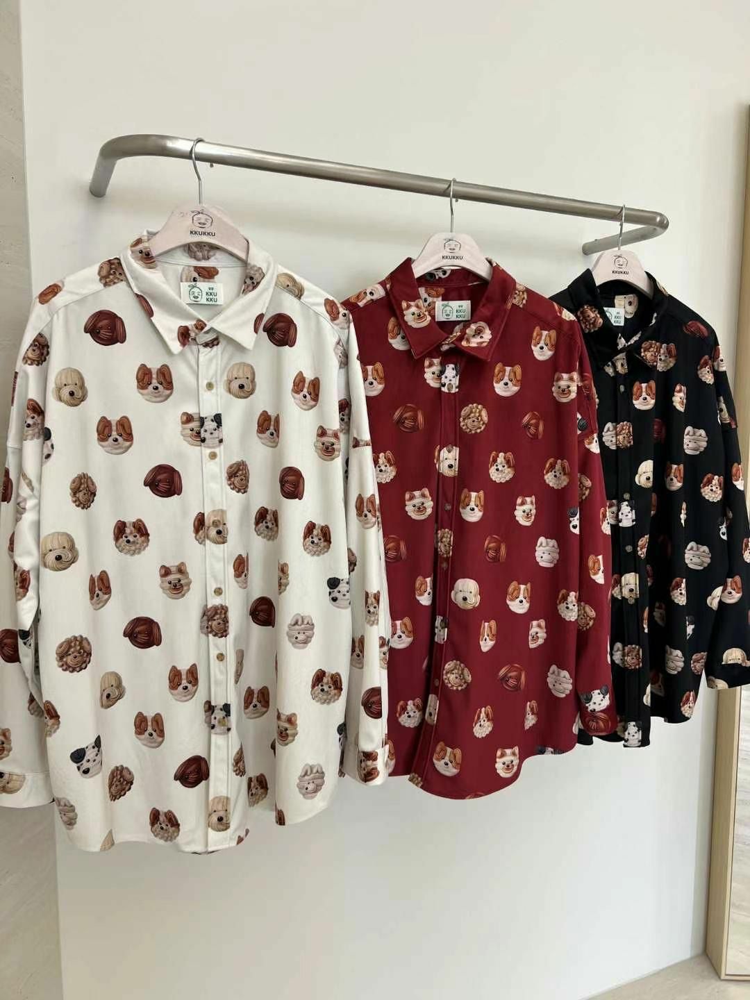 卡通圖案長袖恤衫 KKUKKU-035S
