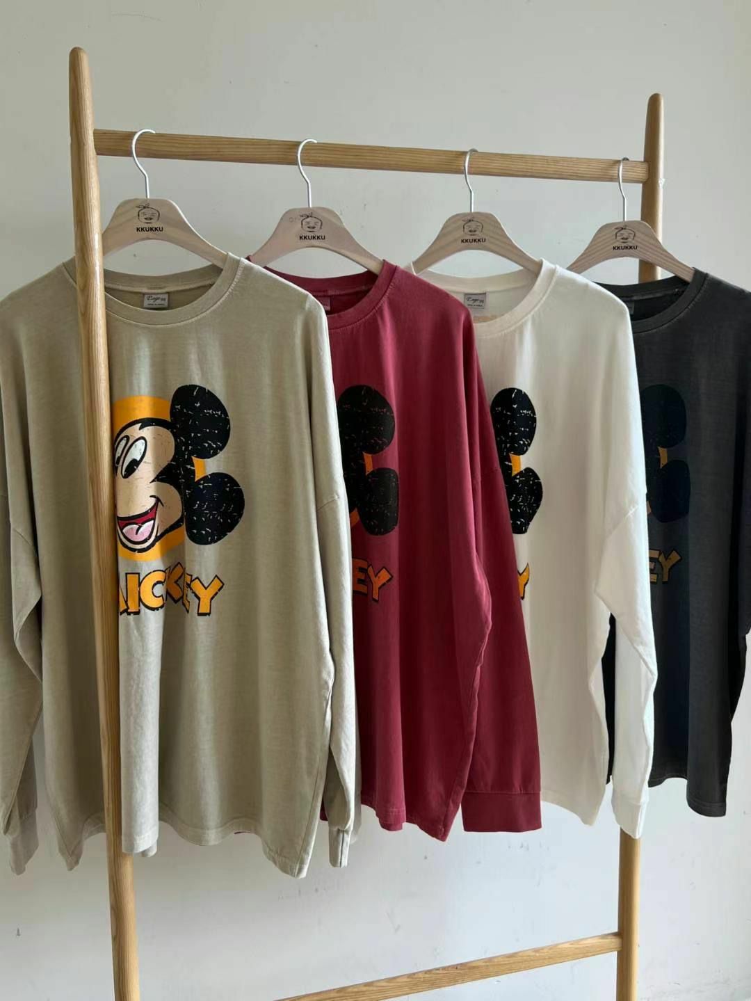 卡通圖案長袖衫 KKUKKU-038T