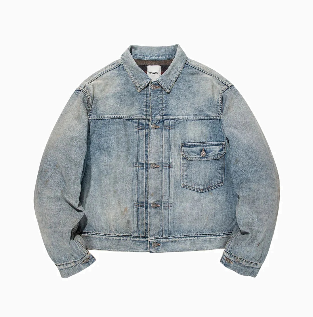 ON SALE: BOWWOW BLANKET LINED DENIM JACKET AGING - INDIGO PRE ORDER ITEM (預訂中)