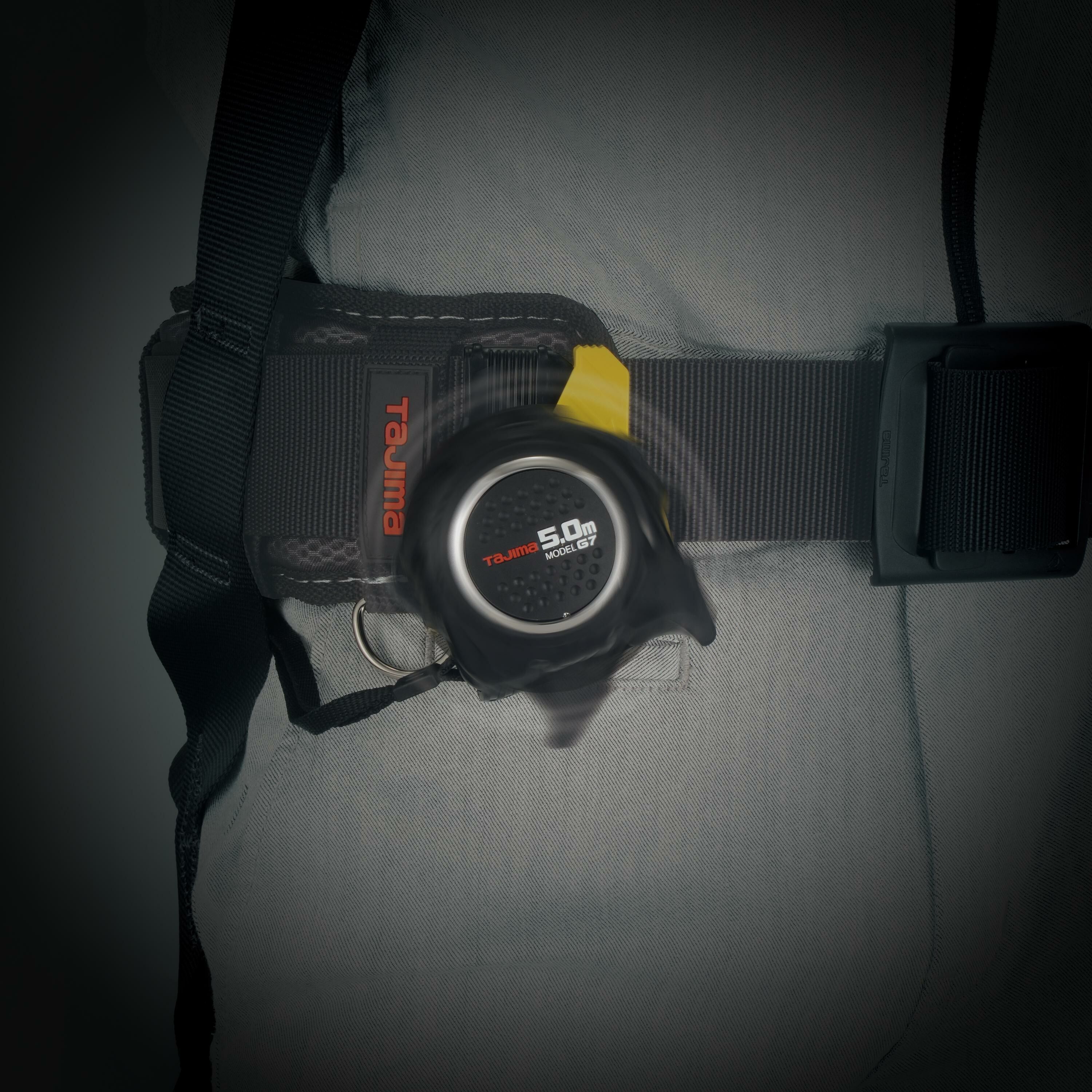 田島 TAJIMA｜日本 RSFG7LM2550 迴旋式快扣 G7雙面公分捲尺