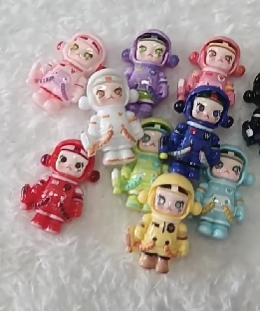 泡泡马特 宇航员 颗粒配件 随机8个